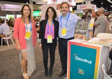 Deco Fruit#s Katalina Steinbrugge, America Ramirez and Christian Muller from Chile.